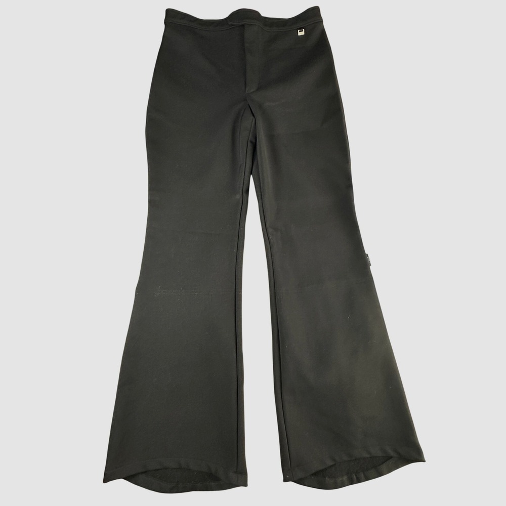 ROFFE Stirrup Ski Pants High‎ Waist Flare Leg Womens 14-LONG Wool Blend Fleece
